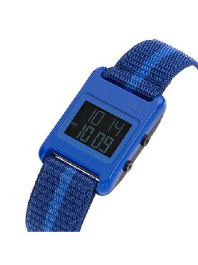 adidas Originals Zegarek Retro Pop Digital Watch AOST23070 Niebieski