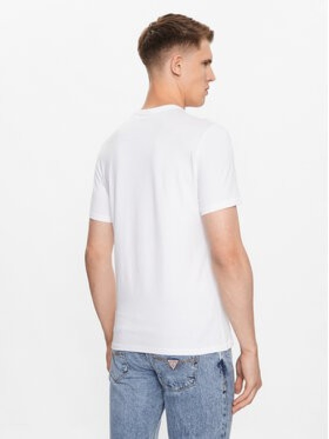 Guess T-Shirt M3YI27 J1314 Biały Slim Fit