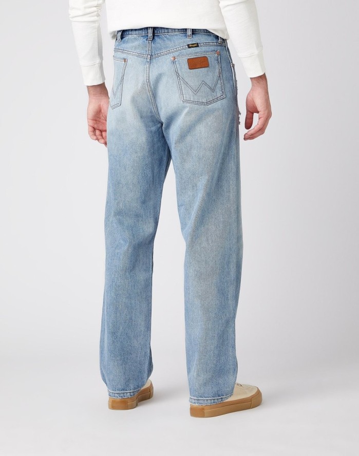 MĘSKIE SPODNIE JEANSOWE WRANGLER REDDING DUST UP BLUE W16XY1383