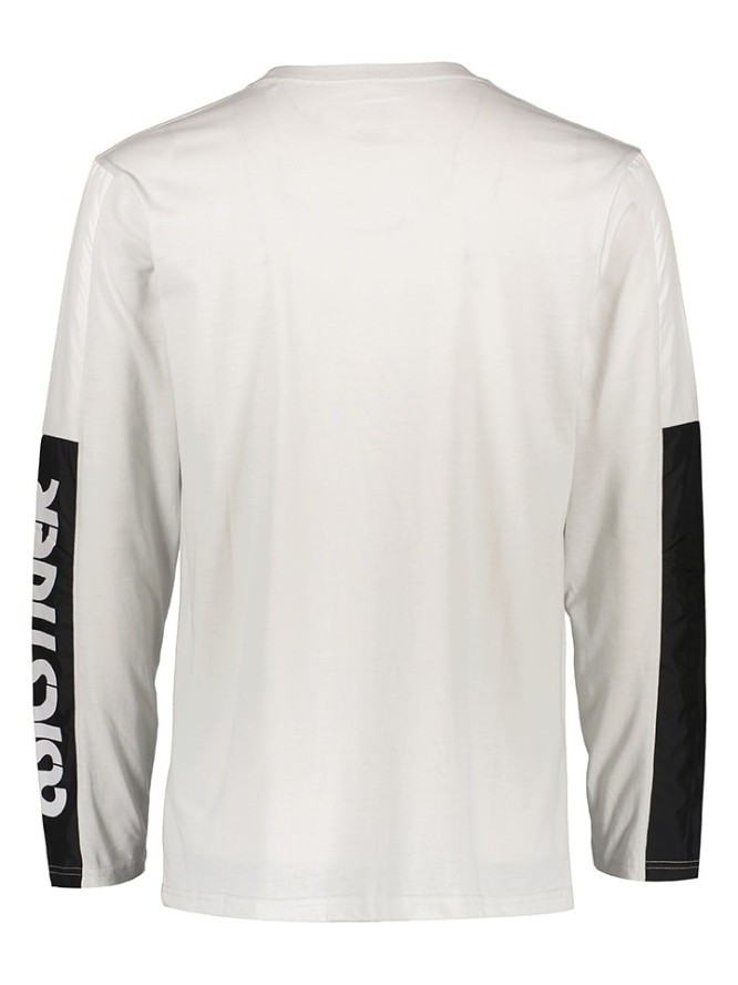 asics Koszulka w kolorze biało-czarnym rozmiar: XS