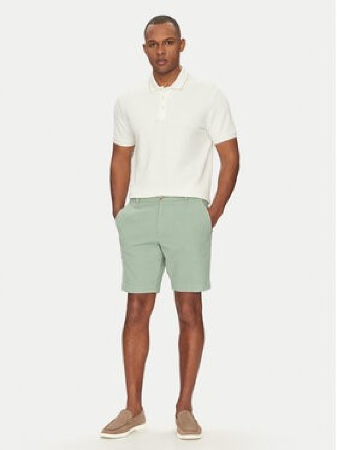 BOSS Szorty materiałowe H-Slice 50543951 Zielony Slim Fit