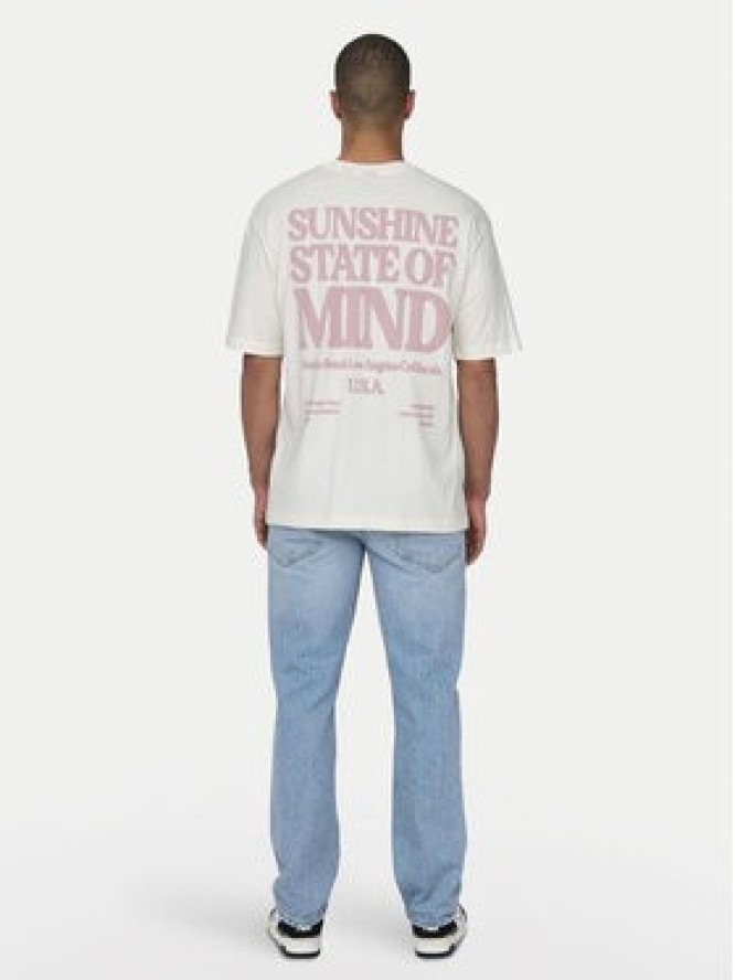 Only & Sons T-Shirt Kenny 22028736 Biały Relaxed Fit