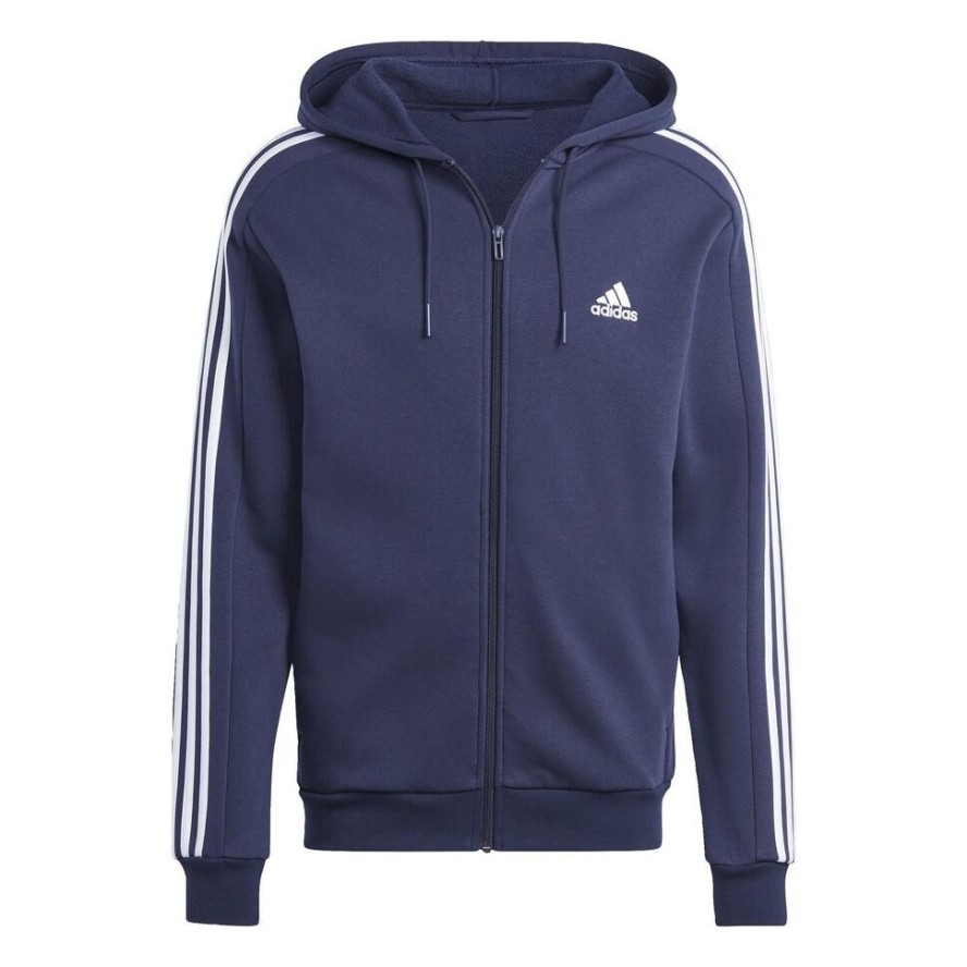 Bluza z kapturem Essentials Fleece 3-Stripes Full-Zip