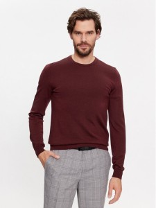 Hugo Sweter San Cedric-M1 50476832 Czerwony Regular Fit