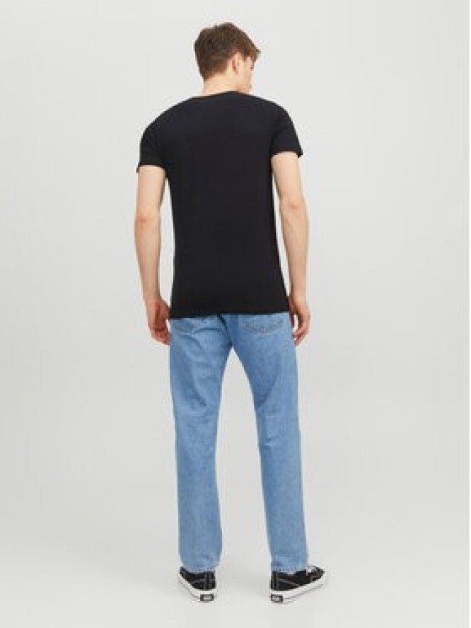 Jack&Jones T-Shirt Basic 12058529 Czarny Stretch Fit