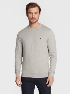 Tommy Hilfiger Sweter MW0MW28046 Szary Regular Fit