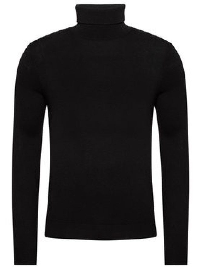 Jack&Jones Golf Emil Knit Roll Neck 12157417 Czarny Regular Fit