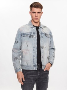 Guess Kurtka jeansowa M3YXN6 D4YO0 Niebieski Regular Fit