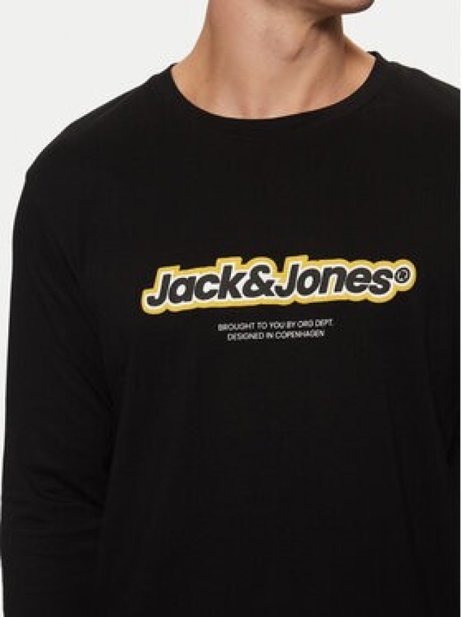 Jack&Jones Longsleeve Vesterbro 12266419 Czarny Relaxed Fit