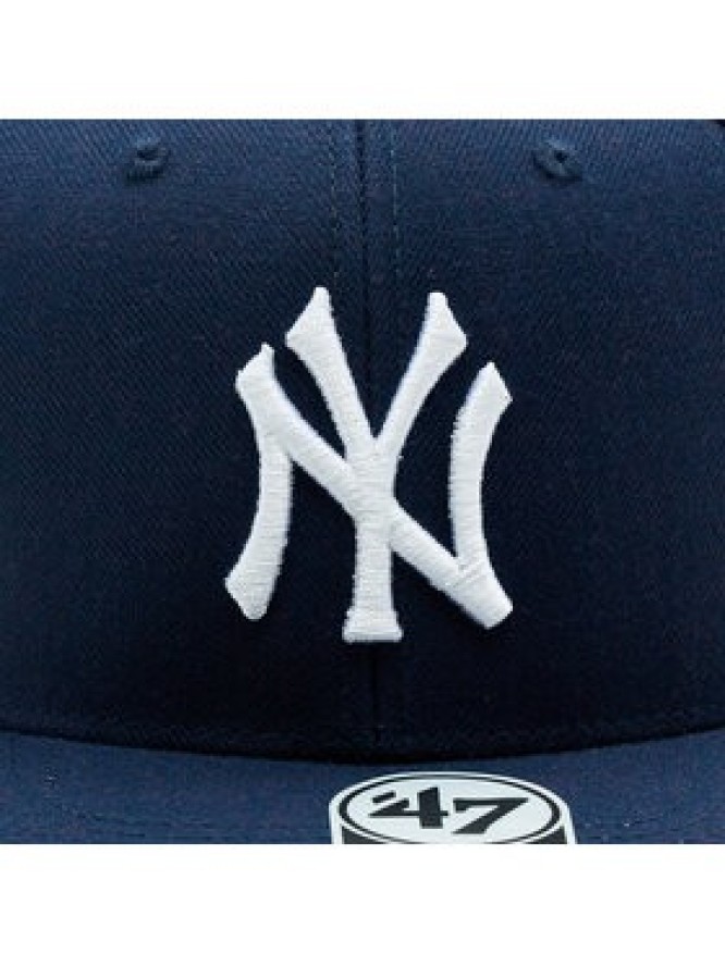 47 Brand Czapka z daszkiem MLB New York Yankees No Shot '47 Captain B-NSHOT17WBP-LN Granatowy