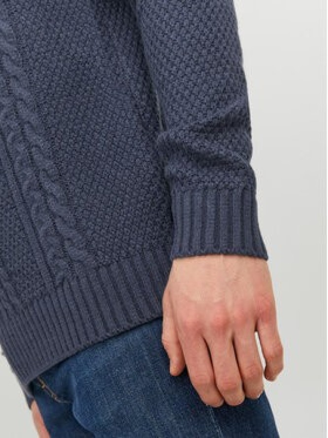 Jack&Jones Sweter 12236314 Granatowy Regular Fit