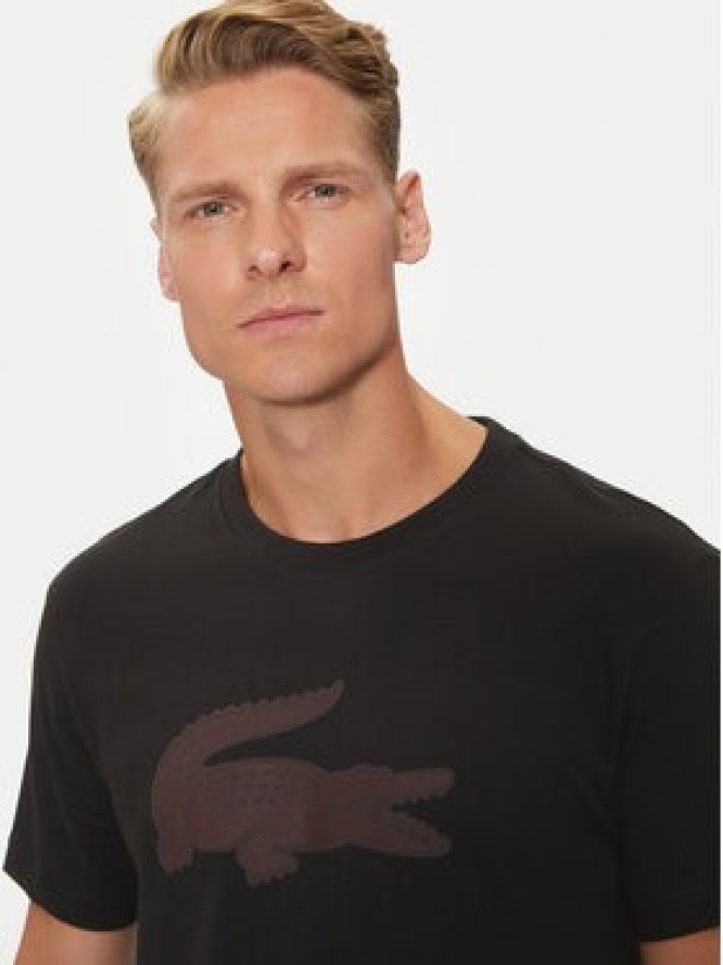 Lacoste T-Shirt TH2042 Czarny Regular Fit