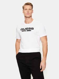 Guess T-Shirt M5RI50 K9RM1 Biały Regular Fit