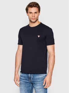 Guess T-Shirt M2YI36 I3Z11 Granatowy Slim Fit