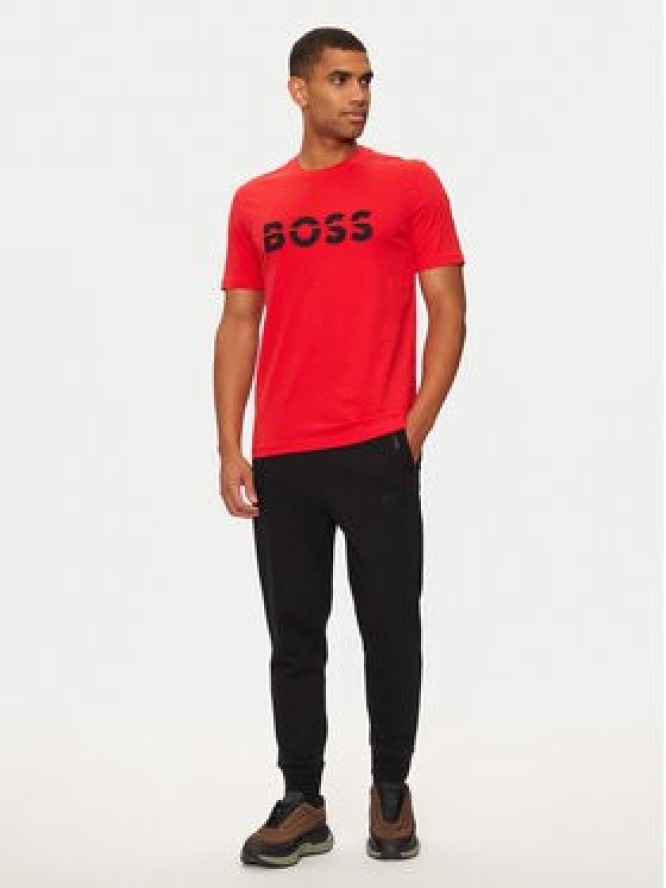 Boss T-Shirt 50525208 Czerwony Regular Fit