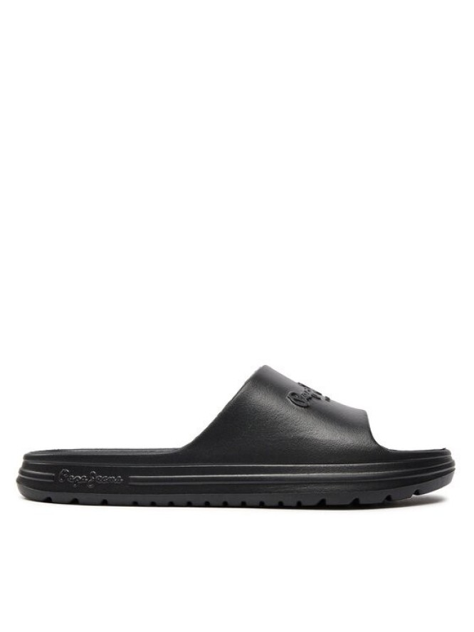 Pepe Jeans Klapki Beach Slide M PMS70159 Czarny