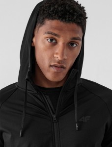 4F Bluza treningowa rozpinana z kapturem męska M