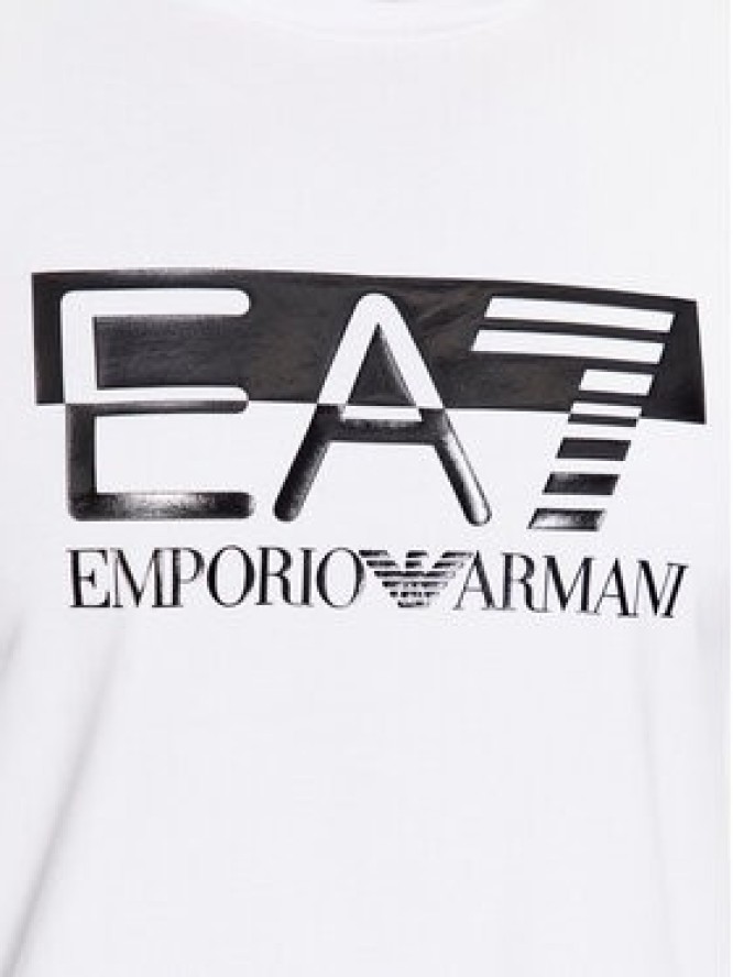 EA7 Emporio Armani Longsleeve 6RPT64 PJ03Z 0100 Biały Regular Fit