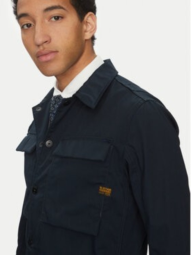 G-Star Raw Kurtka przejściowa 4 Pkt Overshirt D26429-D967 C742 Granatowy Slim Fit