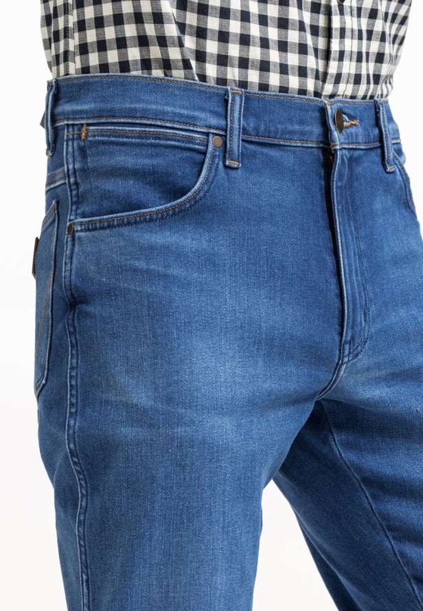 WRANGLER RIVER MĘSKIE SPODNIE JEANSOWE JEANSY DŻINSY RUSTIC W112361300