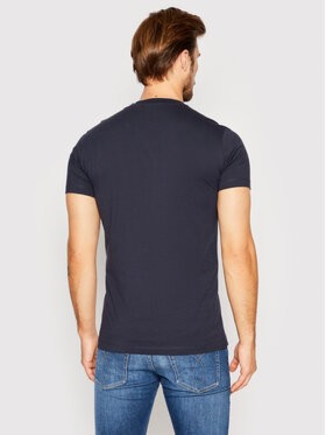 Calvin Klein Jeans T-Shirt J30J320935 Granatowy Slim Fit