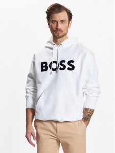 Boss Bluza 50485316 Biały Oversize