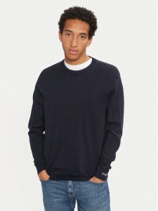 Pepe Jeans Sweter New Andre PM702469 Granatowy Regular Fit