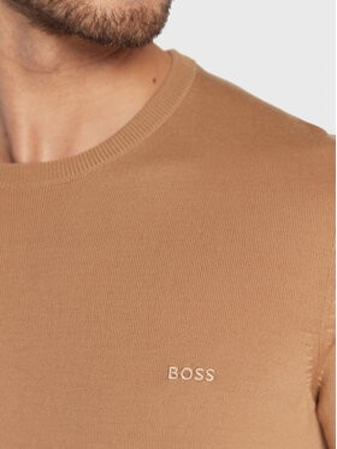 Boss Sweter Botto-L 50476364 Beżowy Regular Fit