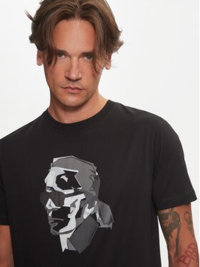 KARL LAGERFELD T-Shirt 755060 544242 Czarny Regular Fit