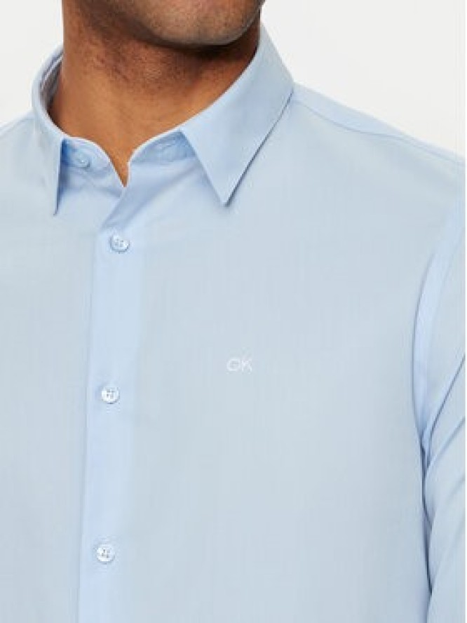 Calvin Klein Koszula K10K110856 Niebieski Slim Fit