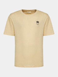 Outhorn T-Shirt OTHAW23TTSHM0854 Żółty Regular Fit