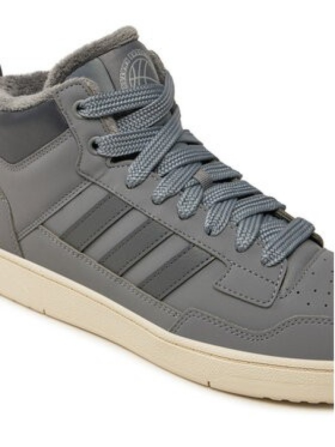 adidas Sneakersy Rapid Court Mid Winterized JR0169 Szary