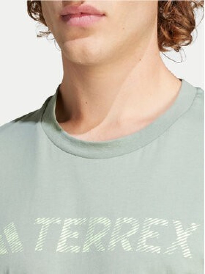 adidas T-Shirt Terrex Classic IN4688 Zielony Regular Fit