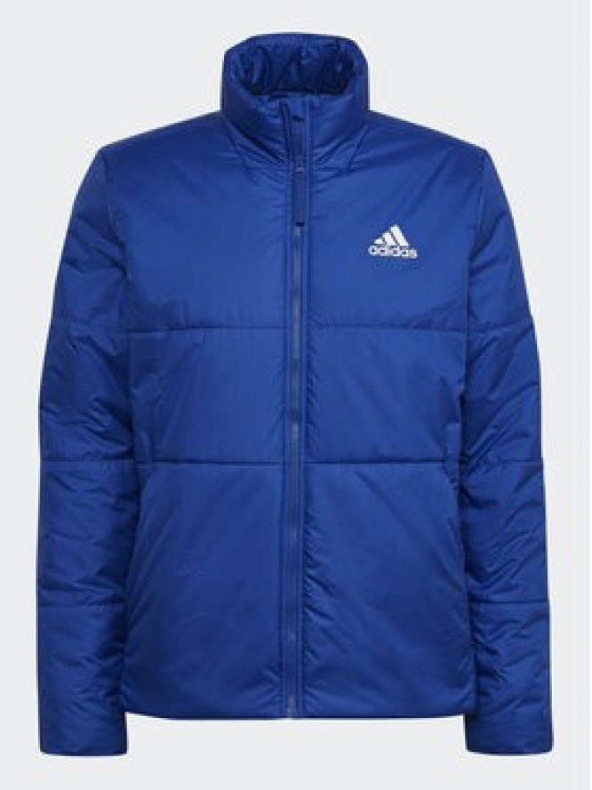 adidas Kurtka puchowa Bsc 3-Stripes HE1458 Niebieski Regular Fit