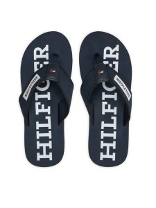 Tommy Hilfiger Japonki Patch Hilfiger Beach Sandal FM0FM05024 Granatowy