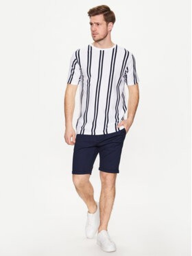 Lindbergh T-Shirt 30-400009 Biały Relaxed Fit
