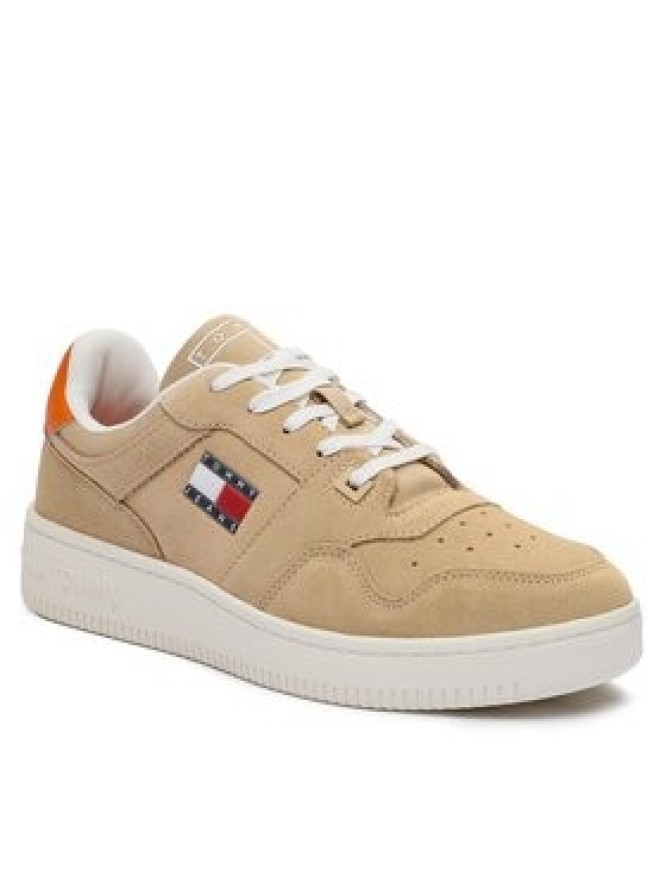 Tommy Jeans Sneakersy Tjm Basket Suede EM0EM01329 Beżowy