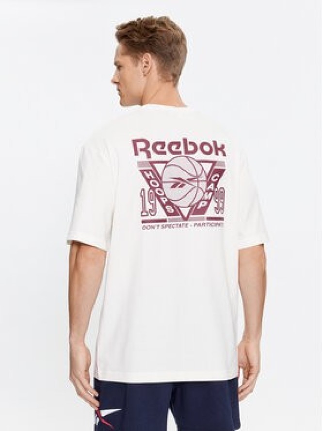 Reebok T-Shirt Basketball IL4428 Biały Regular Fit