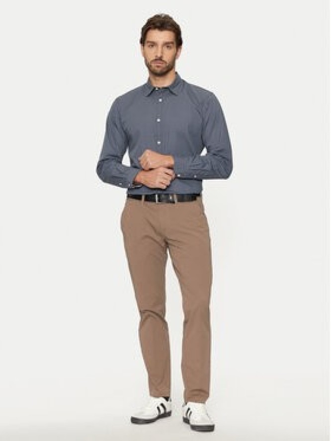 Jack&Jones Koszula Matheo 12261090 Czarny Slim Fit