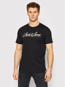 Jack&Jones T-Shirt Tons 12205107 Czarny Regular Fit