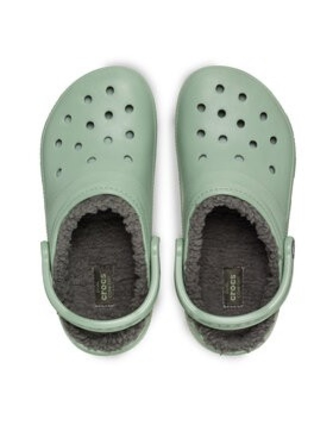 Crocs Klapki Classic Lined Clog 203591 Zielony