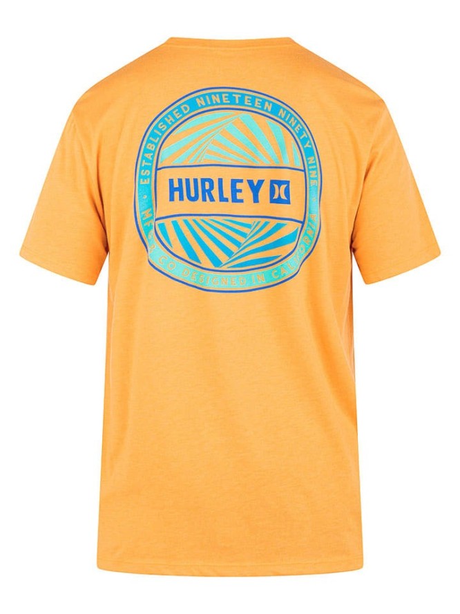 Hurley Koszulka w kolorze pomarańczowym ze wzorem rozmiar: S