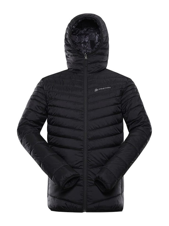 Alpine Pro Dwustronna kurtka pikowana "Erom" w kolorze czarnym rozmiar: S
