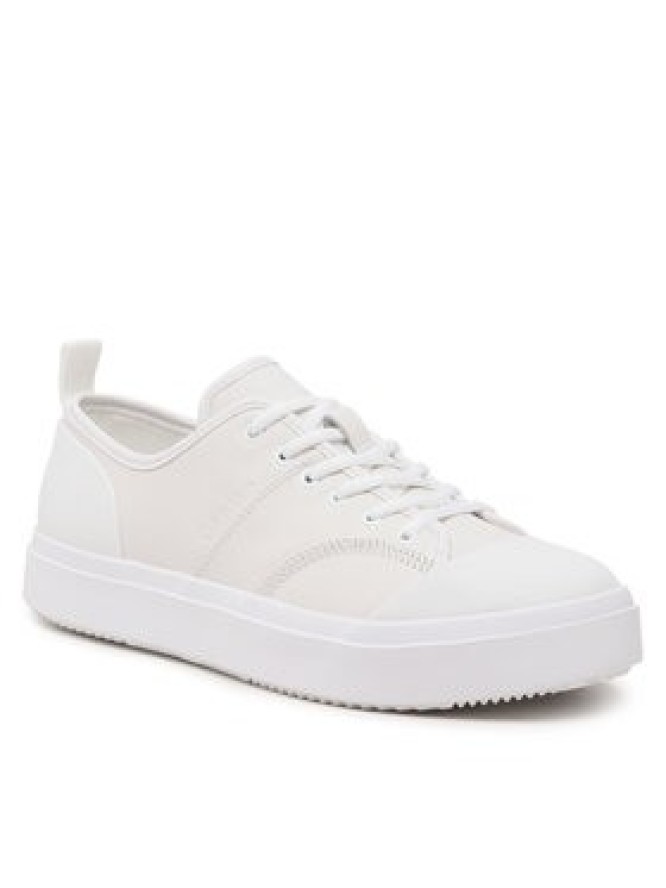 Calvin Klein Trampki Low Top Lace Up Lth HM0HM01045 Biały