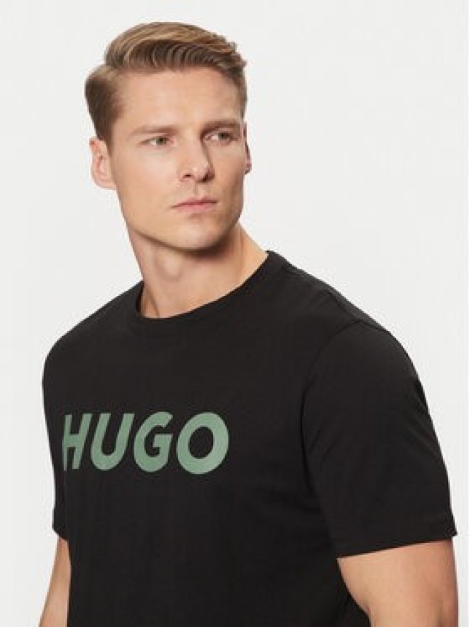 HUGO T-Shirt Dulivio 50467556 Czarny Regular Fit