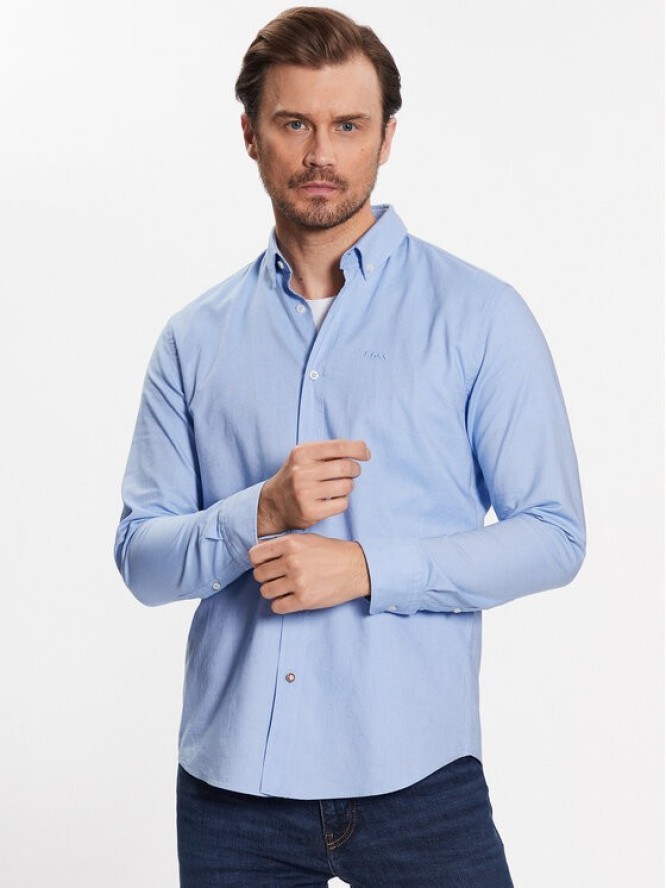 Boss Koszula 50490412 Błękitny Casual Fit