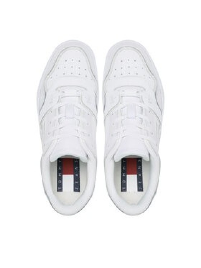 Tommy Jeans Sneakersy Basket Cupsole EM0EM01194 Biały