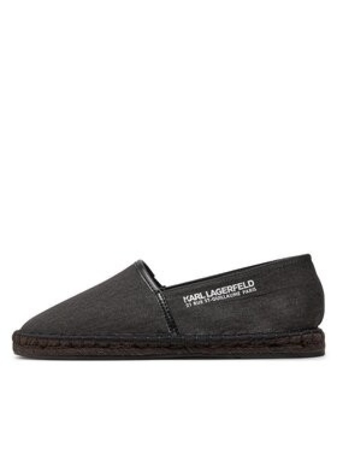 KARL LAGERFELD Espadryle KL70119 Czarny