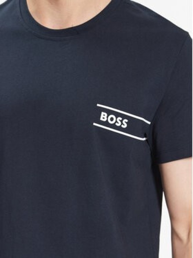 Boss T-Shirt 50489442 Granatowy Regular Fit