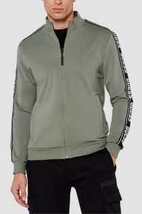 GUESS Zielona męska bluza New Arlo
